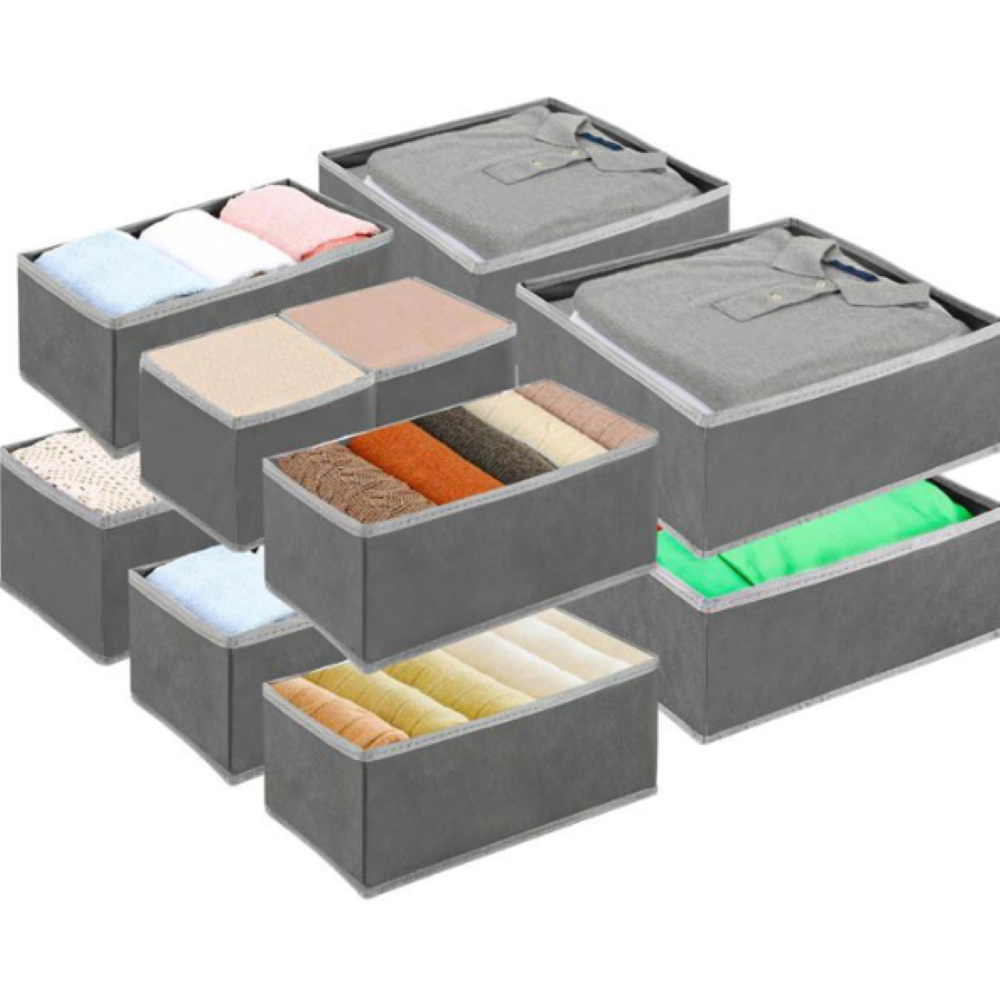 Aufbewahrungsboxen – 2 Stück, Standard-sechsteiler-set - Aufbewahrungsboxen – 2 Stück, Standard-sechsteiler-set