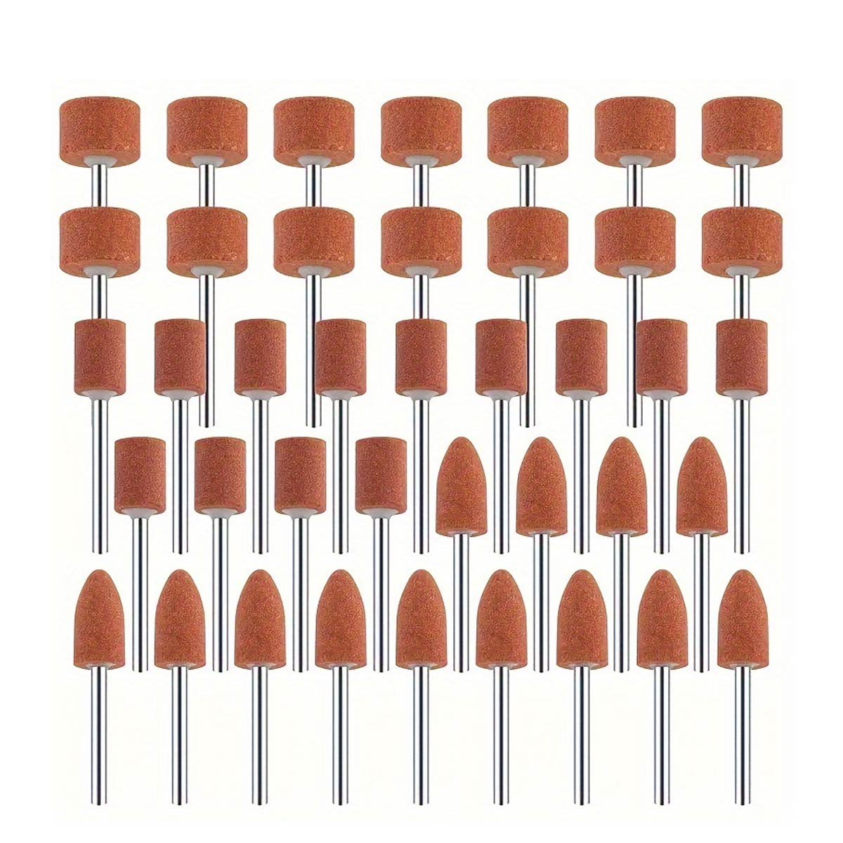 Satz Mit 42 Aluminiumoxid-schleifscheiben Mit 1/8"-schaft, Kompatibel Mit Dremel Zum Schleifen, Polieren Und Entgraten