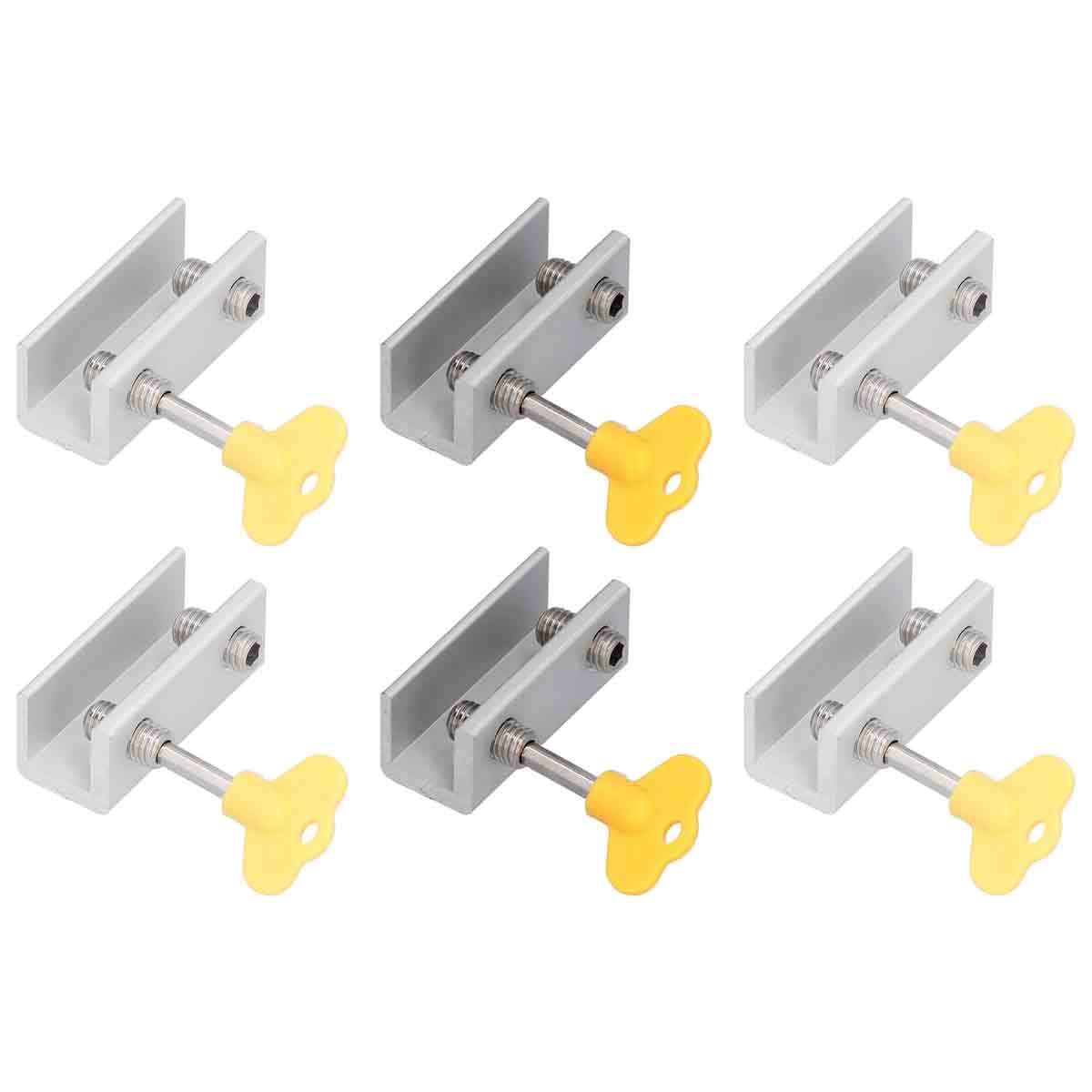 Verstellbare Schiebefensterverriegelungen, Doppelverriegelungen Aus Aluminiumlegierung, Doppelbohrungen, Fensterverriegelungen, Türrahmen, Diebstahlsicherung