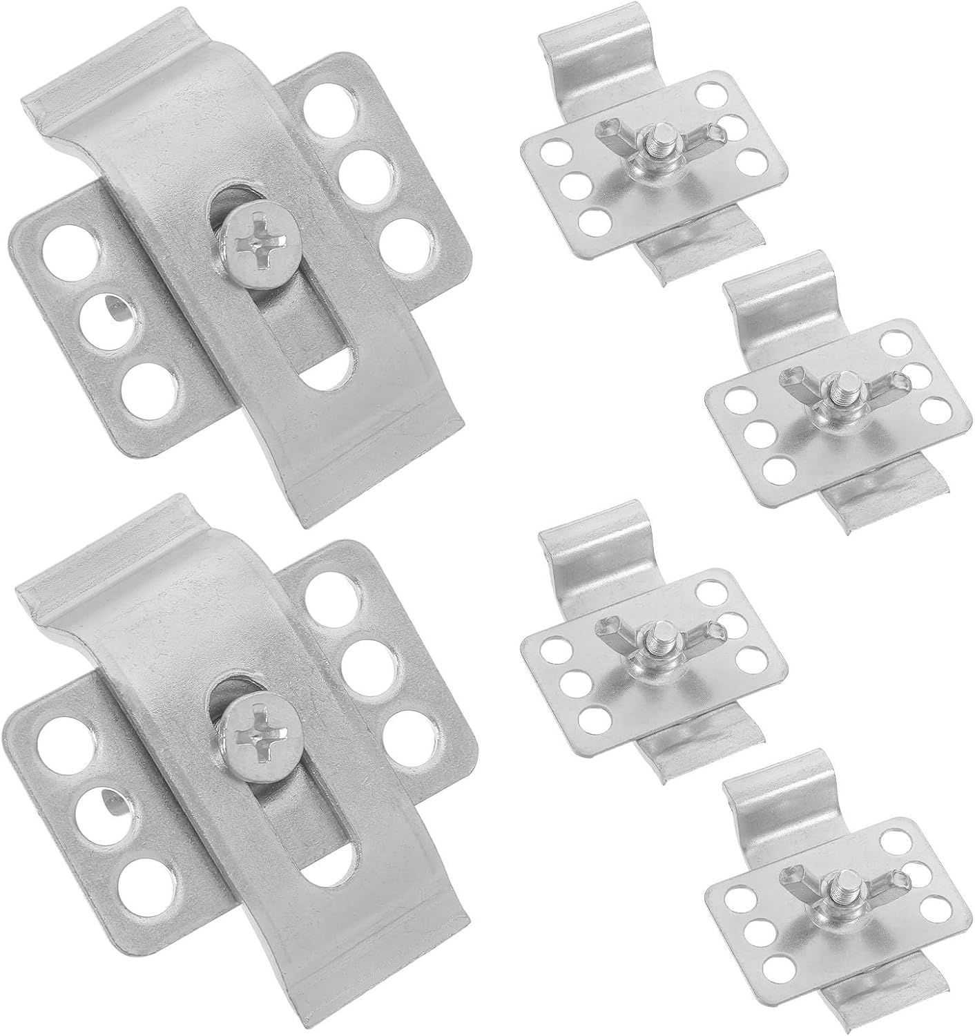 Set Mit 6 Metall-befestigungsclips Für Unterbauspülen, Stabile Halterungen Für Keramikbecken, Einfache Montage