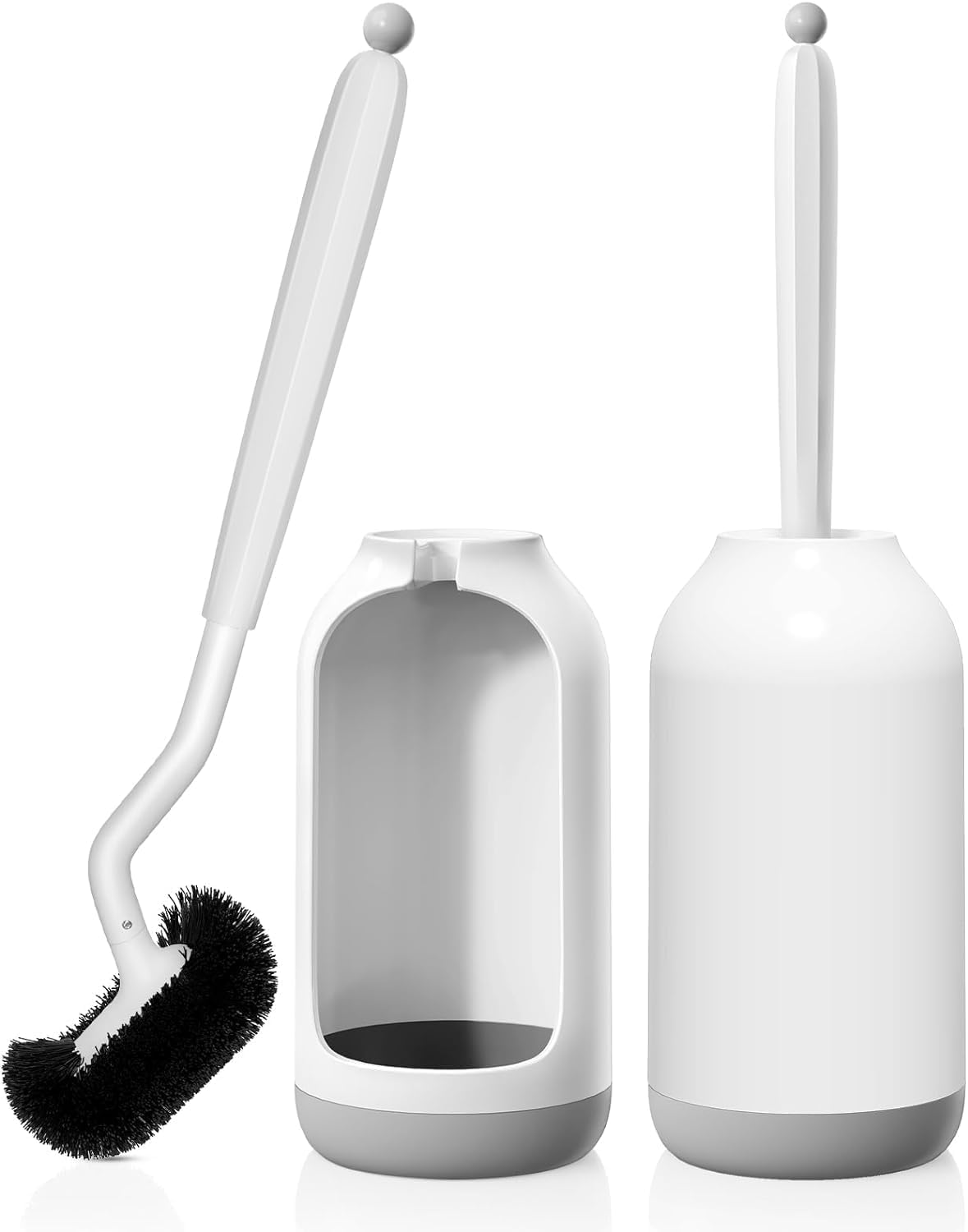 2er-set Toilettenbürsten Mit Halter, Tiefenreinigung - 2er-set Toilettenbürsten Mit Halter, Tiefenreinigung