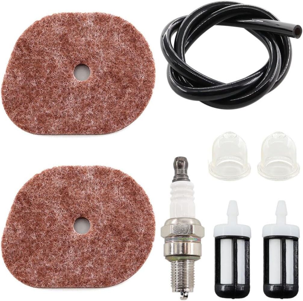8-teiliges Set: Luftfilter, Kraftstofffilter, Zündkerze Für Stihl Fs40 Fs50 Fs56 Freischneider