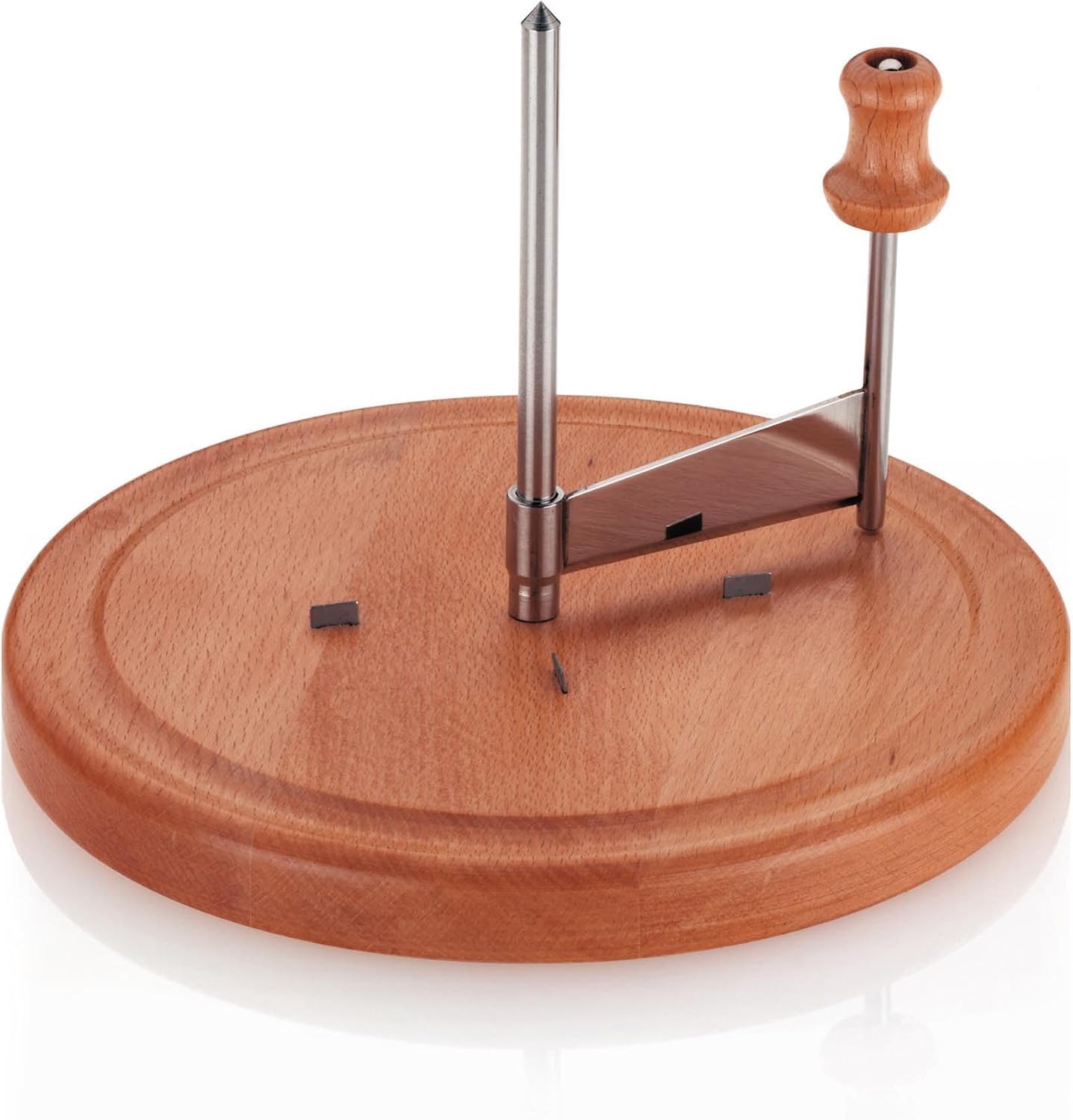 Tête De Moine Käse-girolle, Klinge Aus Edelstahl, 22 Cm Buchenholzbrett, Für Vorspeisen Und Desserts
