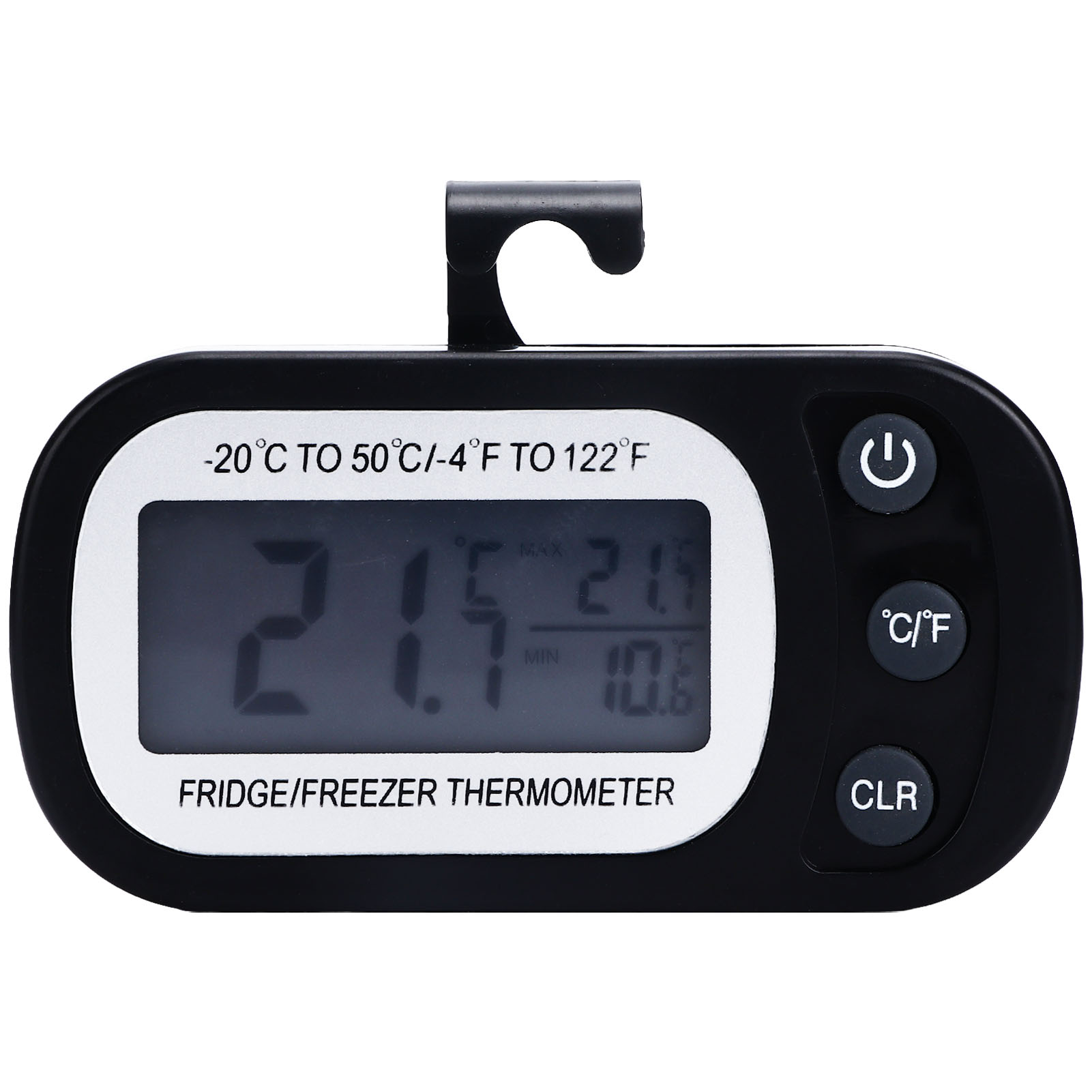 Gefrierschrankthermometer -20 Bis 50 °c, Großes Lcd-display, Wasserdicht (ipx3), Mit Magnetischer Rückseite