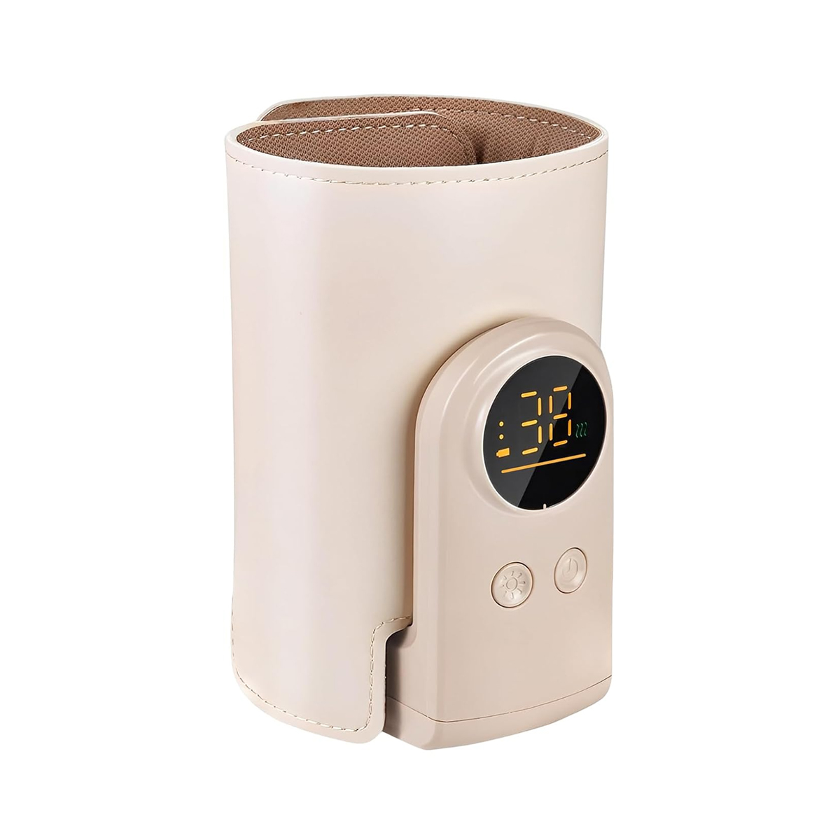 Tragbarer Babyflaschenwärmer, Kabelloser Usb-babyflaschenwärmer, Led-anzeige, 6 Temperaturstufen 38–50 °c, Elektrischer Babyflaschenwärmer 8000