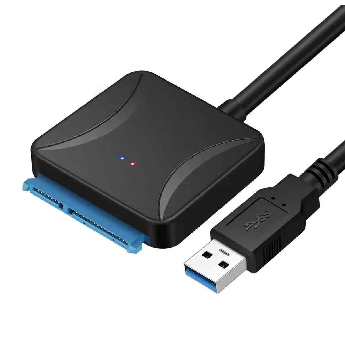 Sata-zu-usb-adapter, Usb-3.0-zu-sata-kabel Für 3,5"- Und 2,5"-sata-iii-ssds/hdds, Uasp- Und Usb-1.1/2-kompatibel