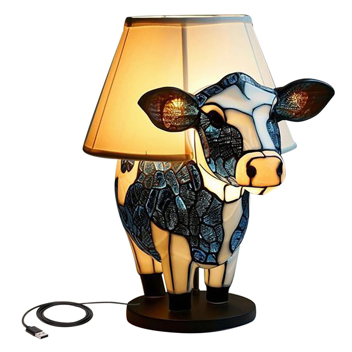 Die Kuhförmigen Nachttischlampen Von Cyddersly Sind Bei Walmart Erhältlich Und Werden Von Talkve Hergestellt.