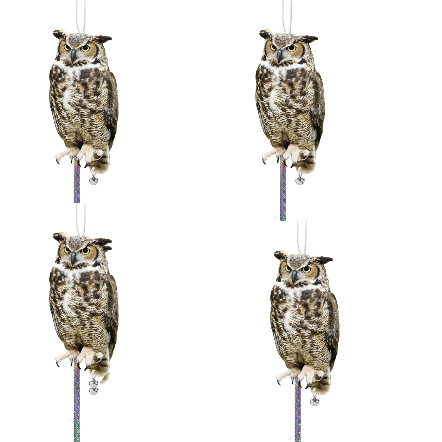 Vogelscheuche, Taubenabwehr Aus Pappe Für Den Außenbereich, Vogelscheuche, 4-teiliges Garten-vogelscheuchen-set