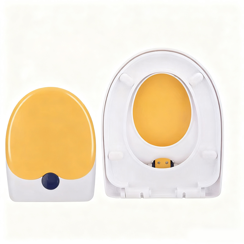 2-in-1-toilettensitz-set Für Erwachsene Und Kinder, Wc-sitz Mit Absenkautomatik, Eltern-kind-toilettensitz