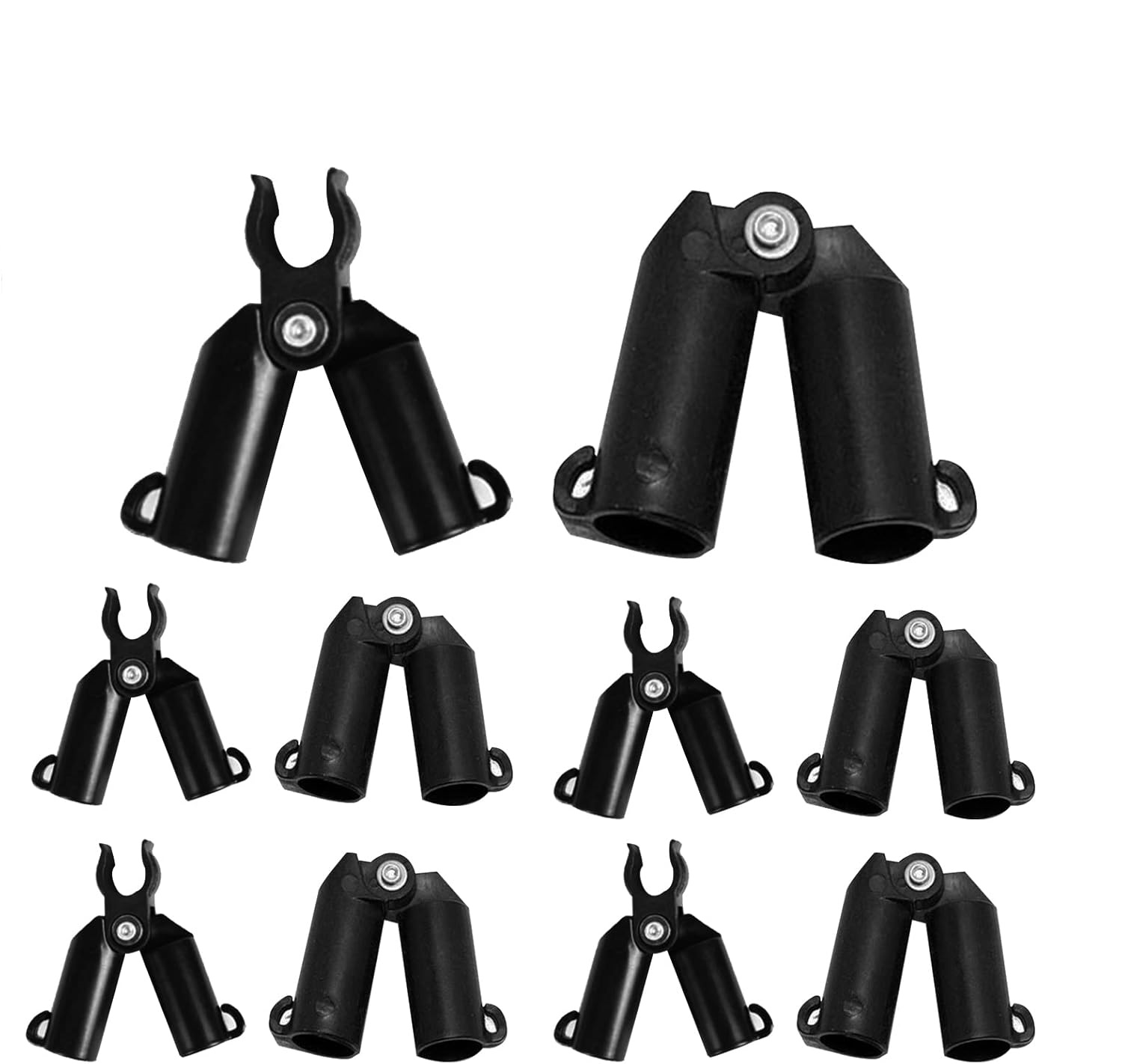 Winkelverbinder Für Gewächshausrahmen, Kunststoffverbinder, 10-teiliges Set, Für Gartenpfosten Mit 16 Mm Durchmesser