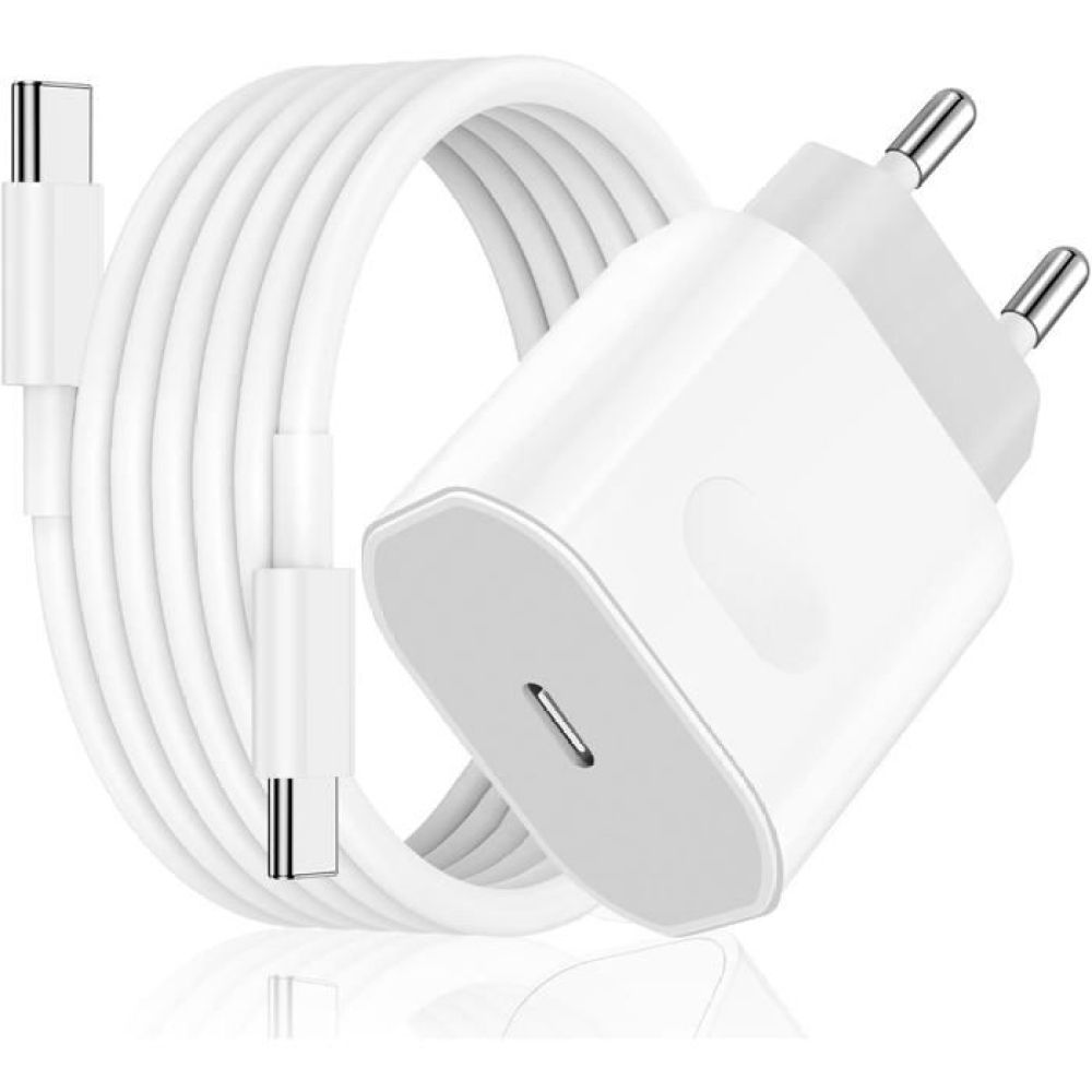 Schnelles Usb-c-ladegerät, 35 W, Für Iphone 17/17 Pro/17 Pro Max/17 Air, Iphone 16/15, Usb-c-schnittadapter Und 2 M Langes Kabel
