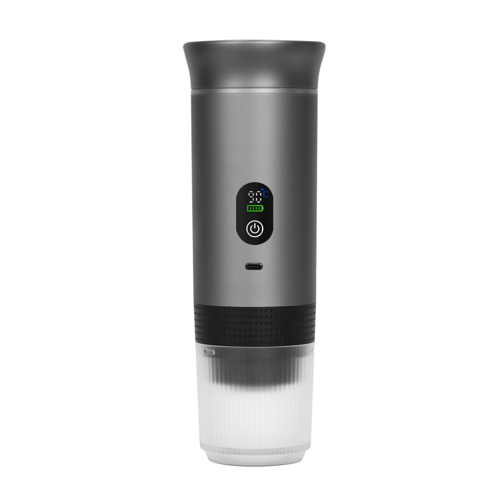 Tragbare Espressomaschine Mit Akku – Espressomaschine Für Unterwegs / Nano-kaffeemaschine Fürs Auto – 3-in-1 Für Gemahlenen Kaffee Und Kapseln – Ideal Für Wohnmobile, Wandern Und Camping – Digitalanze