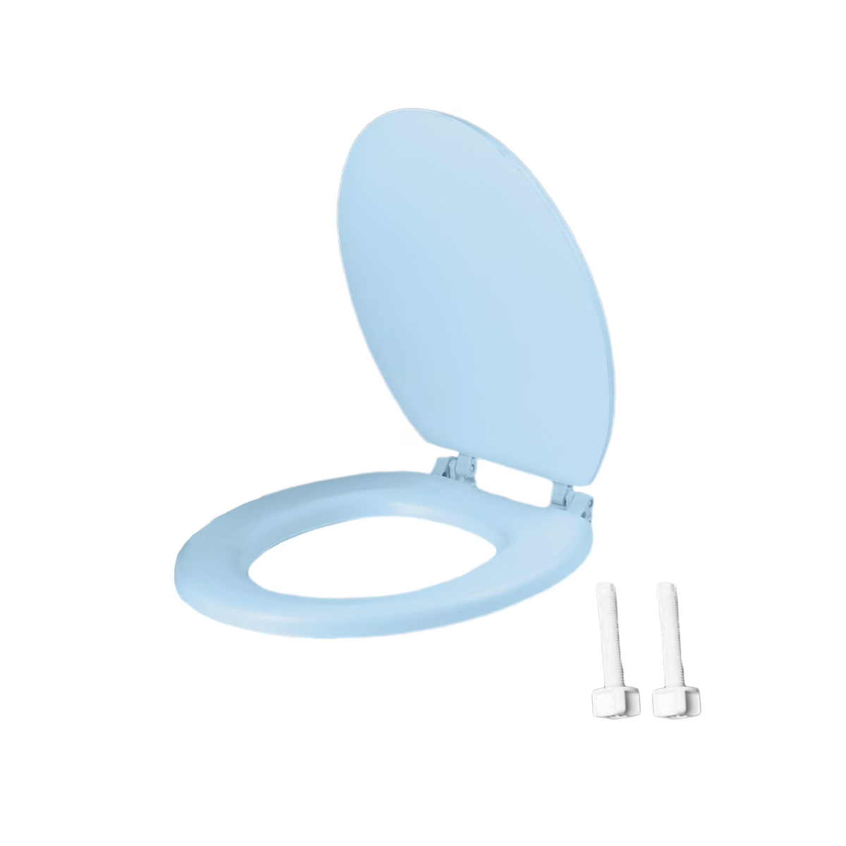 Runder Wc-sitz Mit Antirutschstoppern, Universellem Soft-close-deckel, Lockert Sich Nie Und Ist Leicht Zu Bedienen