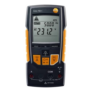 testo 760-1 Hand-Multimeter digital CAT III 600 V, CAT IV 300 V Anzeige (Counts): 4000