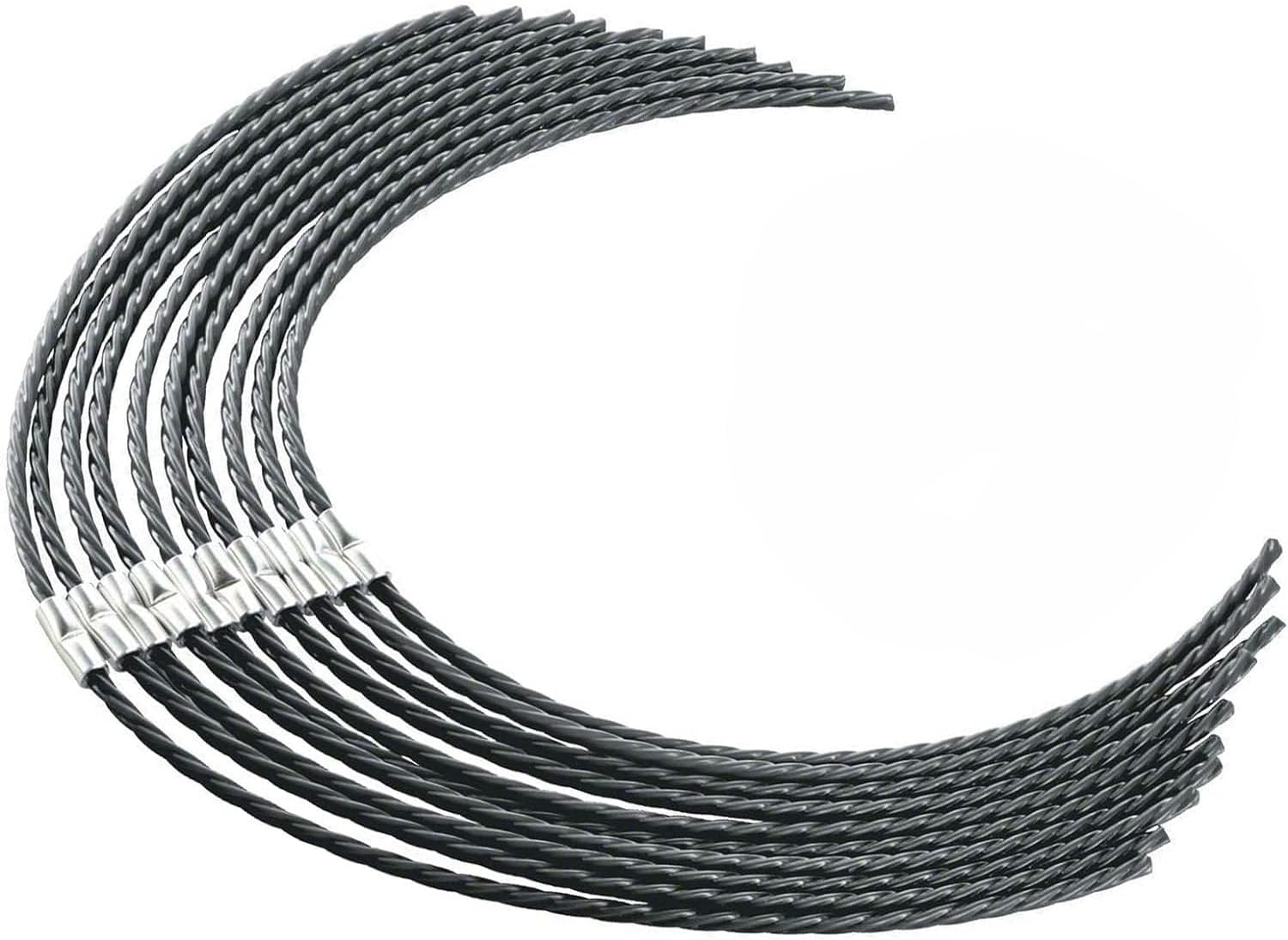 10 Extra Starke Schneidfäden Für Bosch Freischneider F016800431 Spule Afs 23-37 Gewinde (37 Cm × 3)