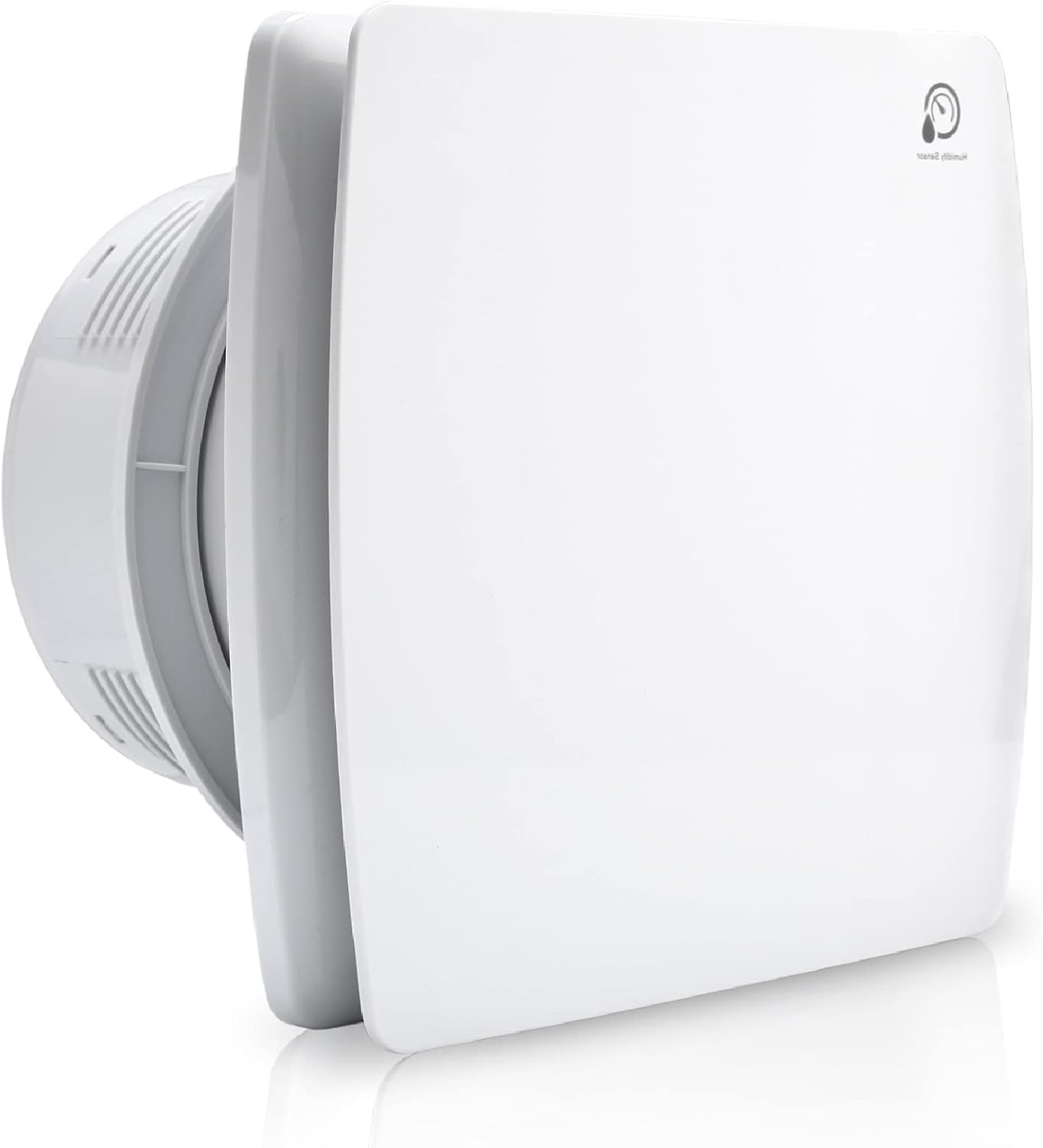 100-mm-badezimmerlüfter Mit Feuchtigkeitssensor, Rückschlagklappe, Timer, Einstellbarer Betriebszeit Und Abluftfunktion