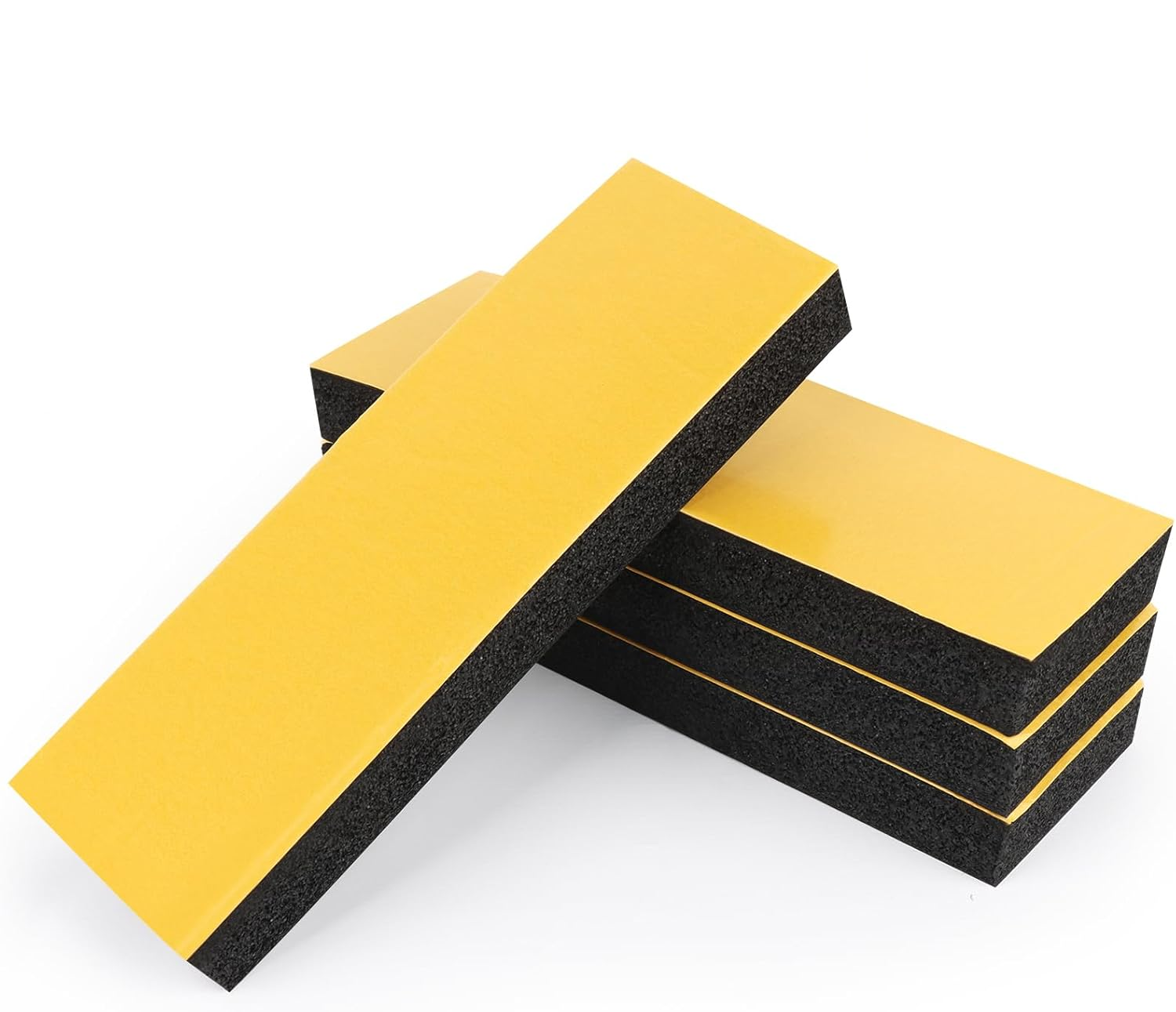 4-teiliges Garagentor-schutzset Aus Schaumstoff, Selbstklebende Autotürschoner 30 X 10 X 3 Cm, Stoßdämpfender Schaumstoff, Schaumstoffplatten Zum Schutz Von Auto- Und Garagenwänden, Schwarz