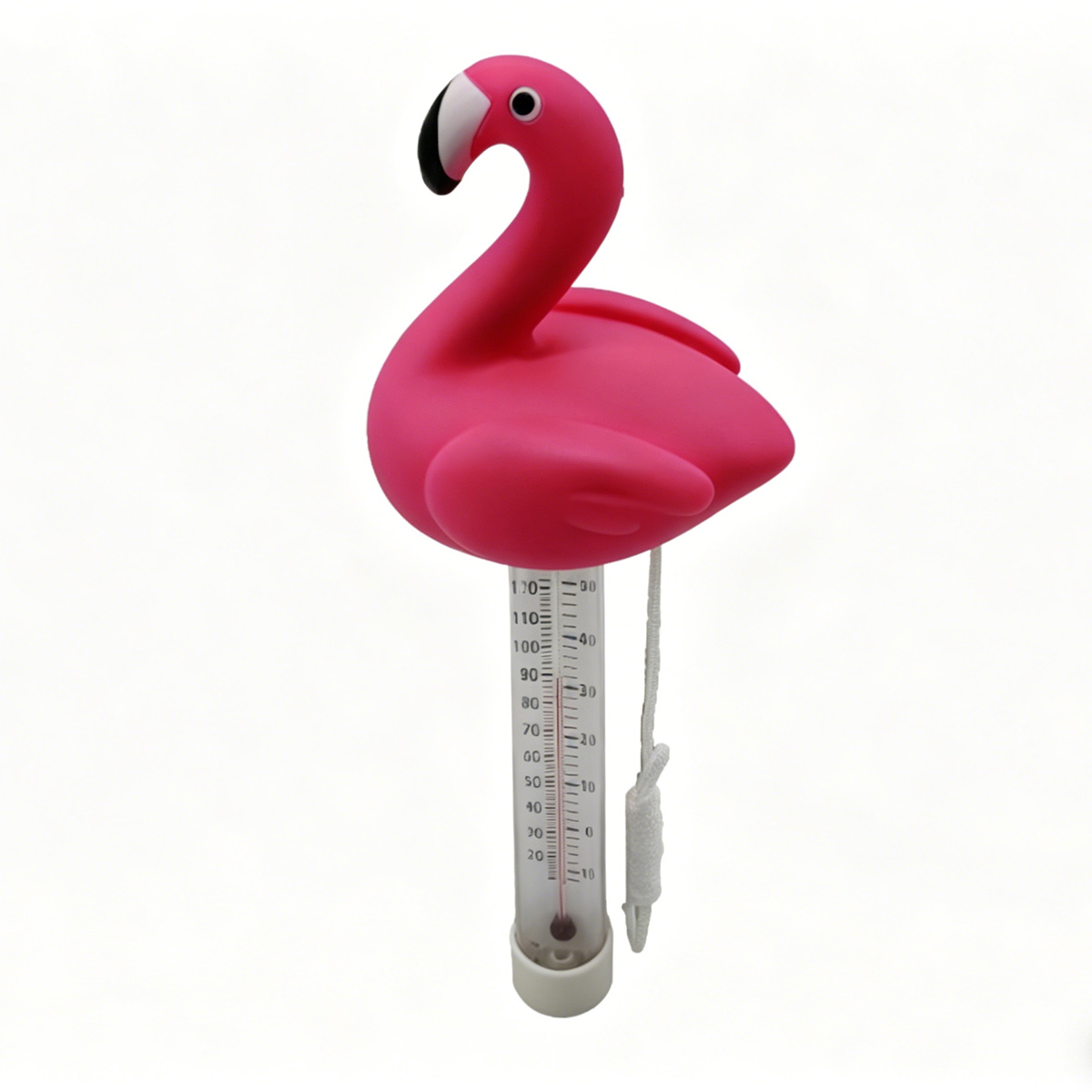 Schwimmendes Poolthermometer, Flamingo-thermometer, Wasserthermometer, Robustes Poolthermometer, Temperaturanzeige