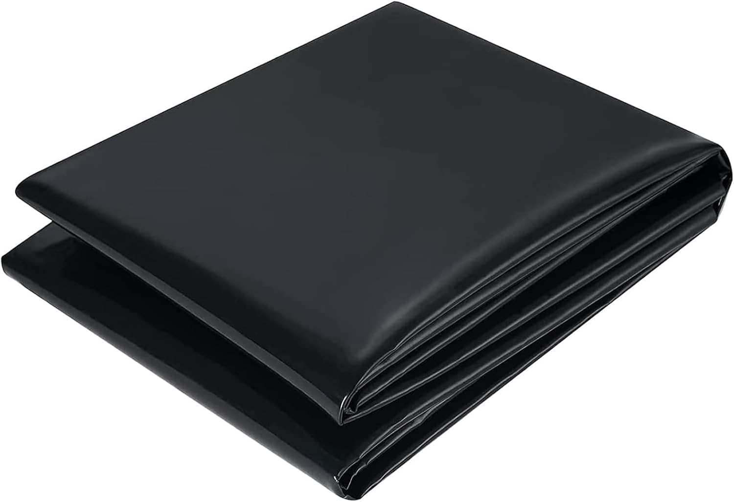 3 M X 3 M Schwarze Teichfolie, 0,2 Mm Flexible Hdpe-folie, Uv-beständige Abdichtung Für Garten Und Wasserfall