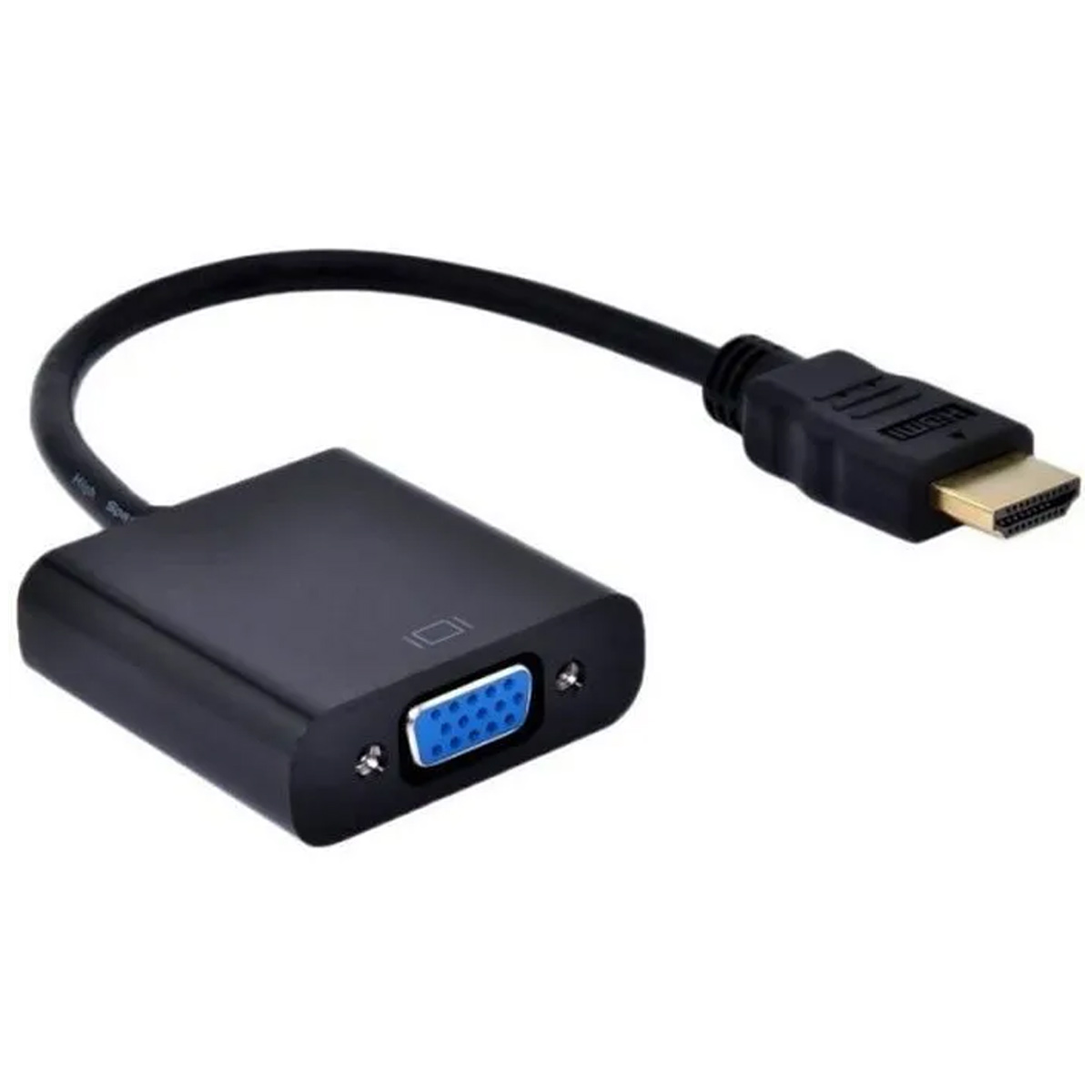 Hdmi-zu-vga-adapter – Root – 1080p – Schwarz – Kabel – Konverter - Hdmi-zu-vga-adapter – Root – 1080p – Schwarz – Kabel – Konverter