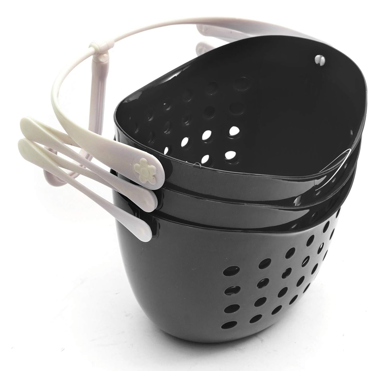 Housewares 1601485 3-stufige Duschablage Aus Schwarzem Pp - Housewares 1601485 3-stufige Duschablage Aus Schwarzem Pp
