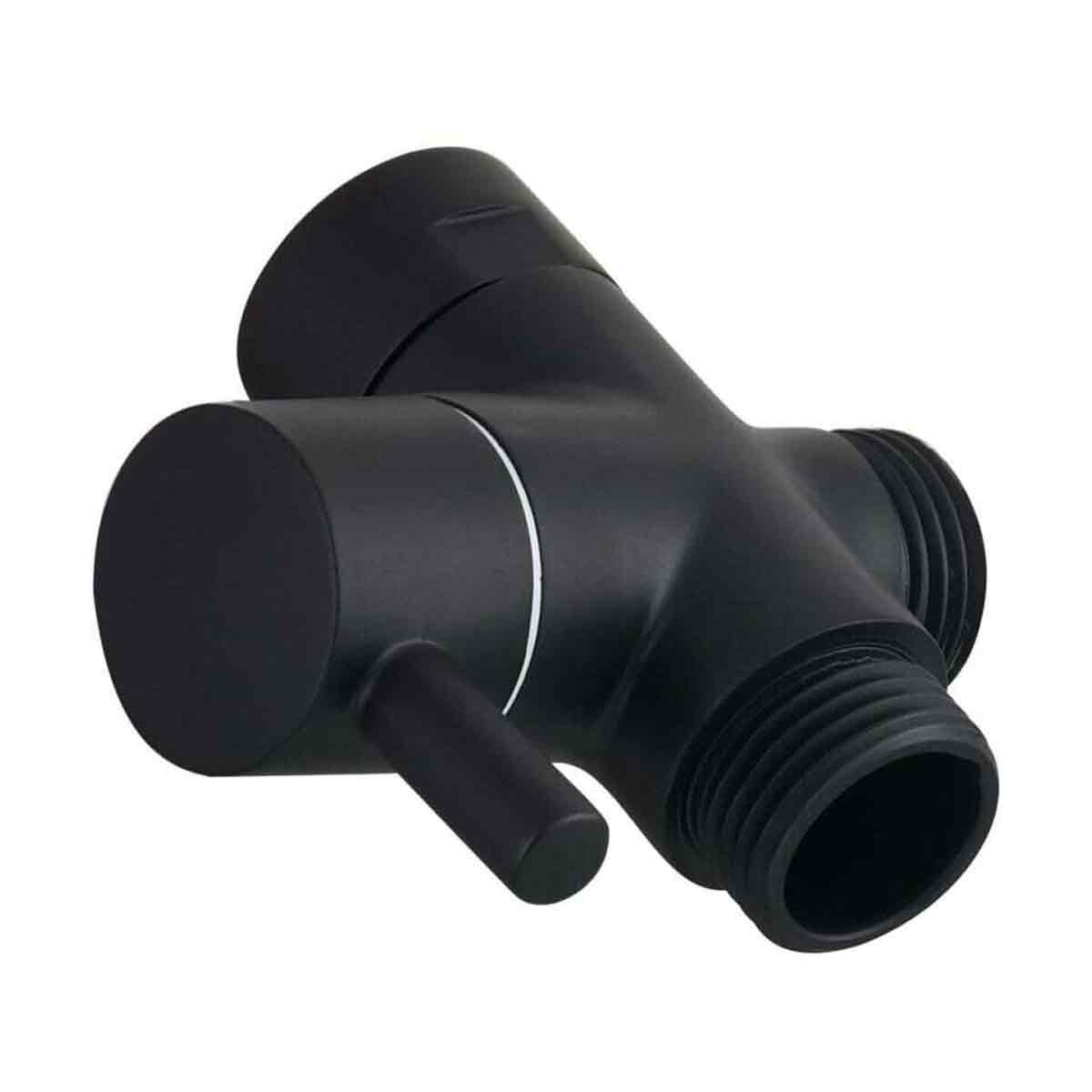 3-wege-absperrventil Aus Messing, G 1/2 Absperrventil Für Duschkopf, Badezimmer, Schwarz, Dsf007c