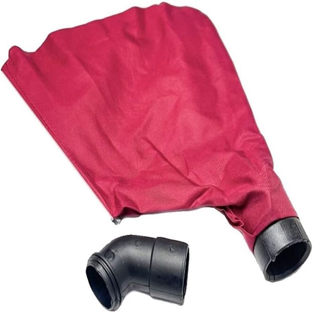 2er-pack Staubschutzhüllen Mit Abgewinkeltem Schlauch Für Makita Bandschleifer 9403 Und 9401 – Strapazierfähiges Gewebe – Rot Und Schwarz