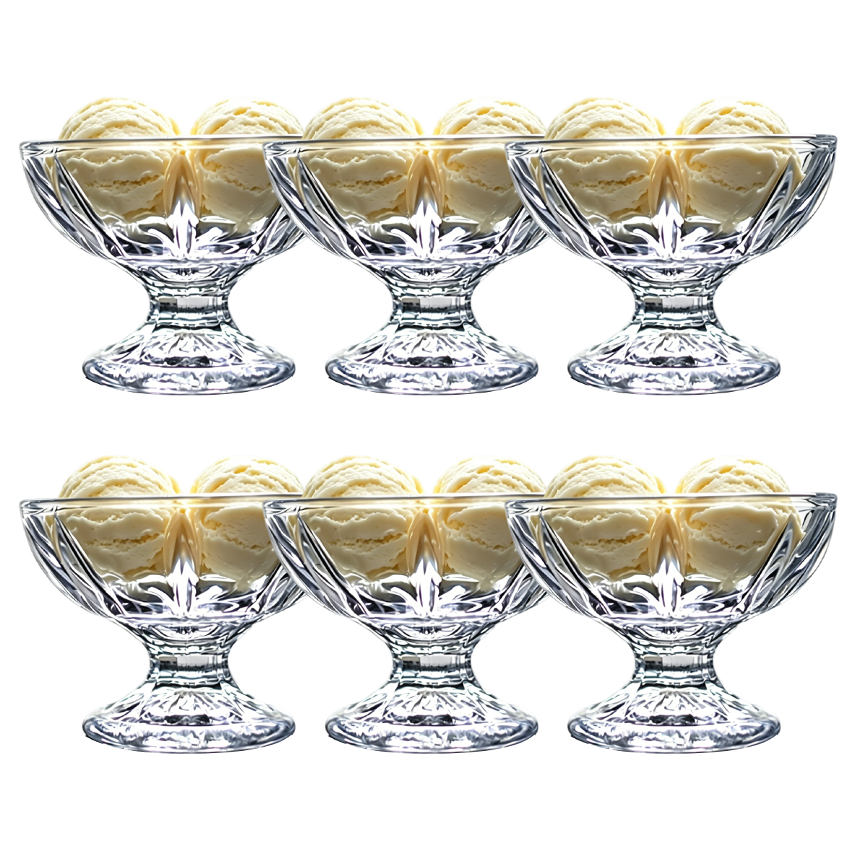 Arcoroc Set Mit 6 Seychellen-eisbechern, 200 Ml, Transparent - Arcoroc Set Mit 6 Seychellen-eisbechern, 200 Ml, Transparent