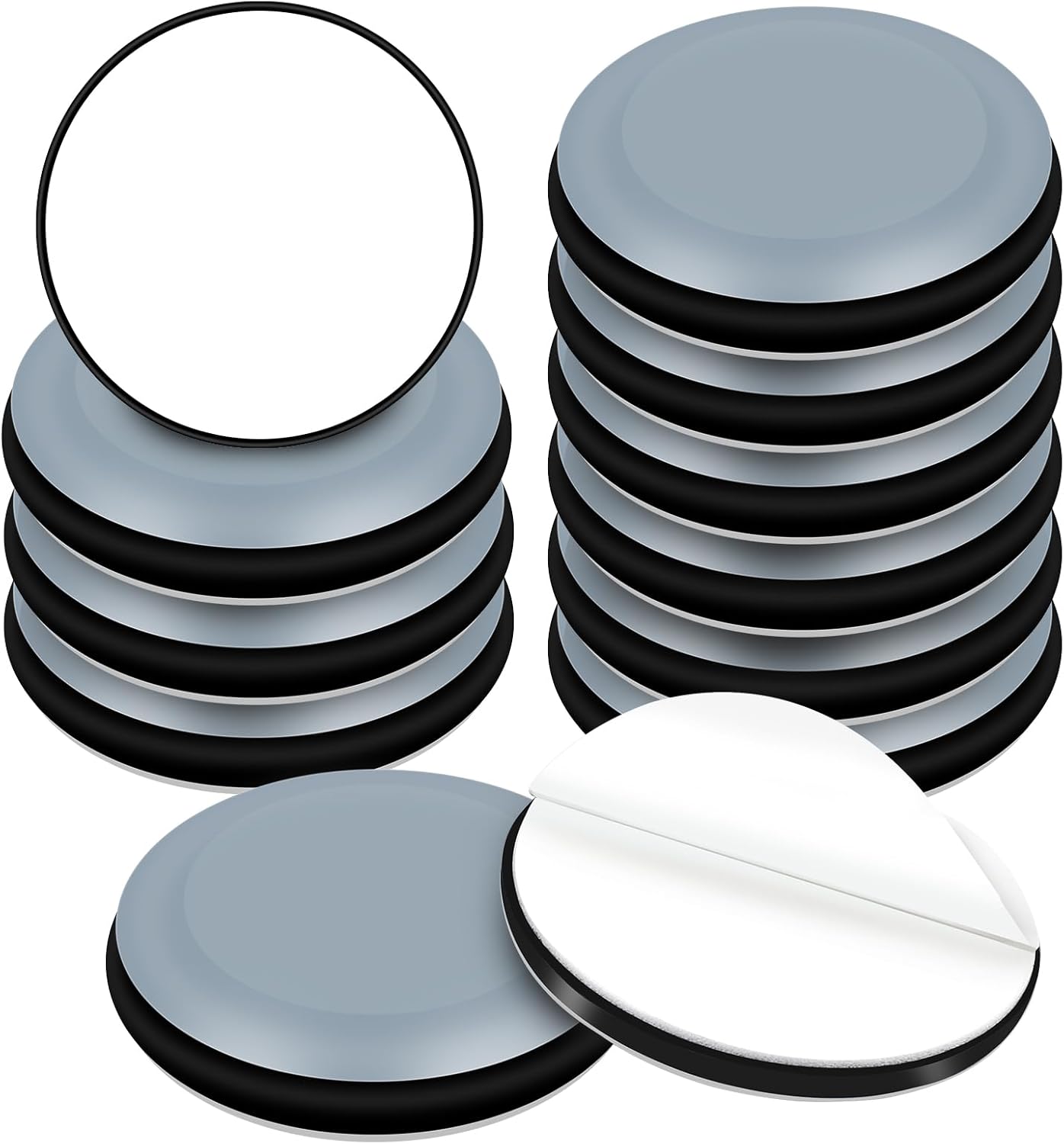 20 Gleitpads – Ptfe – Selbstklebend Zum Schutz Von Parkett- Und Fliesenböden – Geräuschdämmend – Transparent – 25 Mm