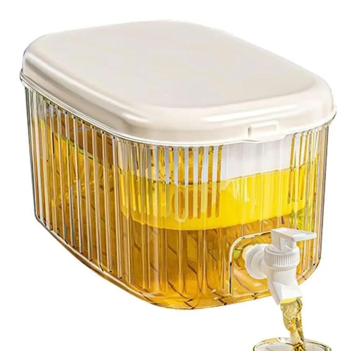 Wasserspender – Glaskaraffe Mit Zapfhahn – Transparent – Ideal Für Cocktails Und Säfte