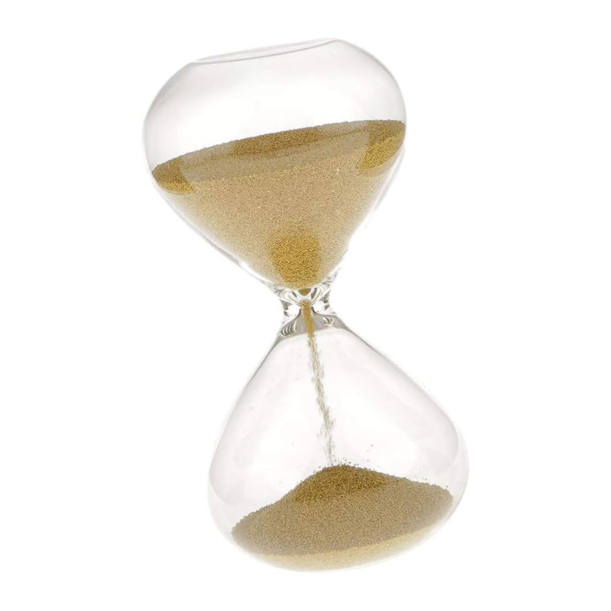 Goldene 3-minuten-sanduhr Aus Glas – Timer Für Zuhause Und Büro, Zeitzähler, Sanduhr