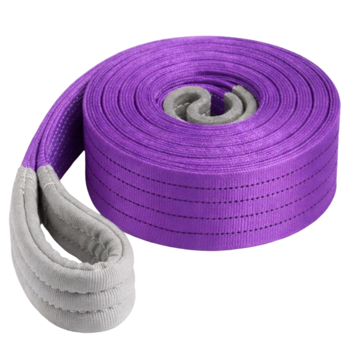 Hebeband Mit Rundschnalle, 1000 Kg, 1 Tonne / 2 M, Lila - Hebeband Mit Rundschnalle, 1000 Kg, 1 Tonne / 2 M, Lila