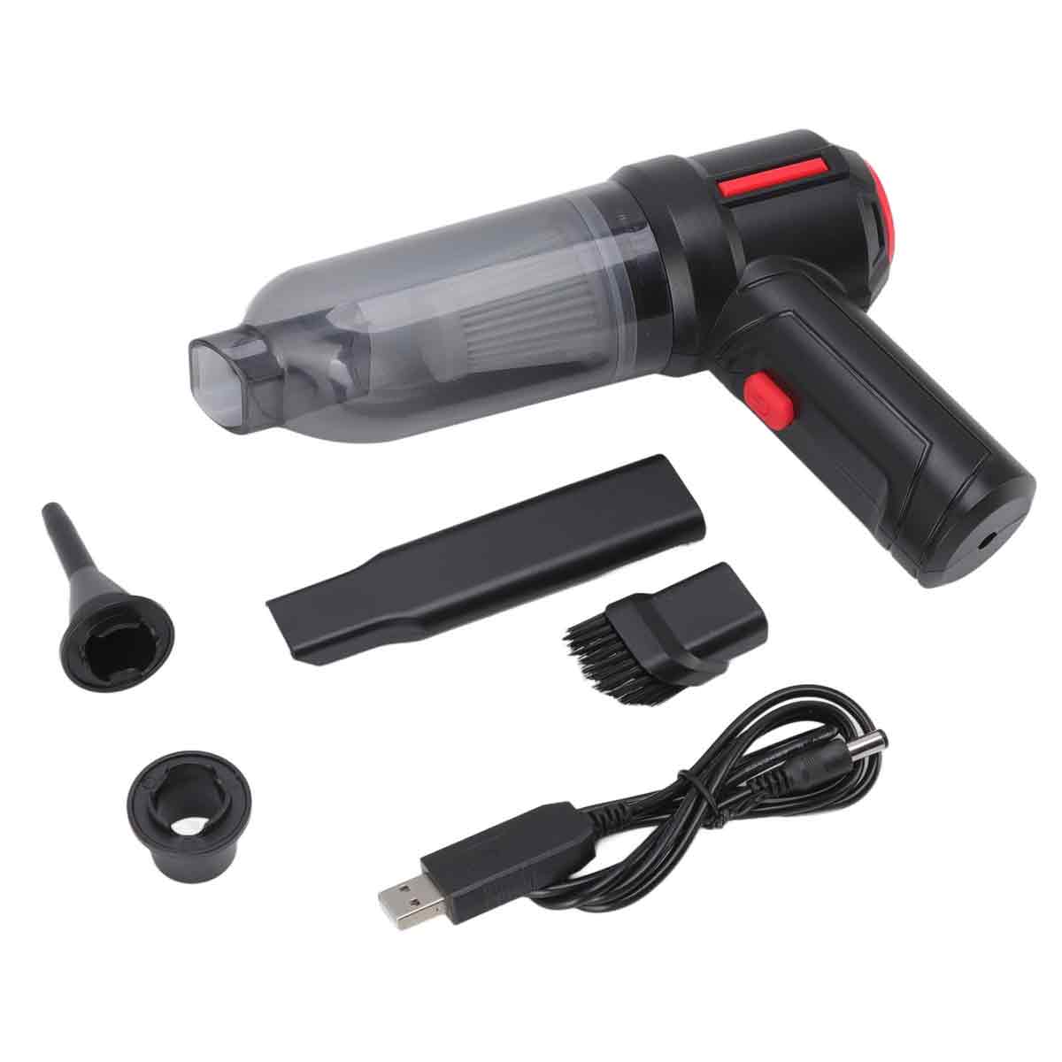 Extrem Leistungsstarker, Kabelloser Staubsauger, Usb-aufladbar, Mini-staubsauger Für Zuhause Und Auto (weiß)