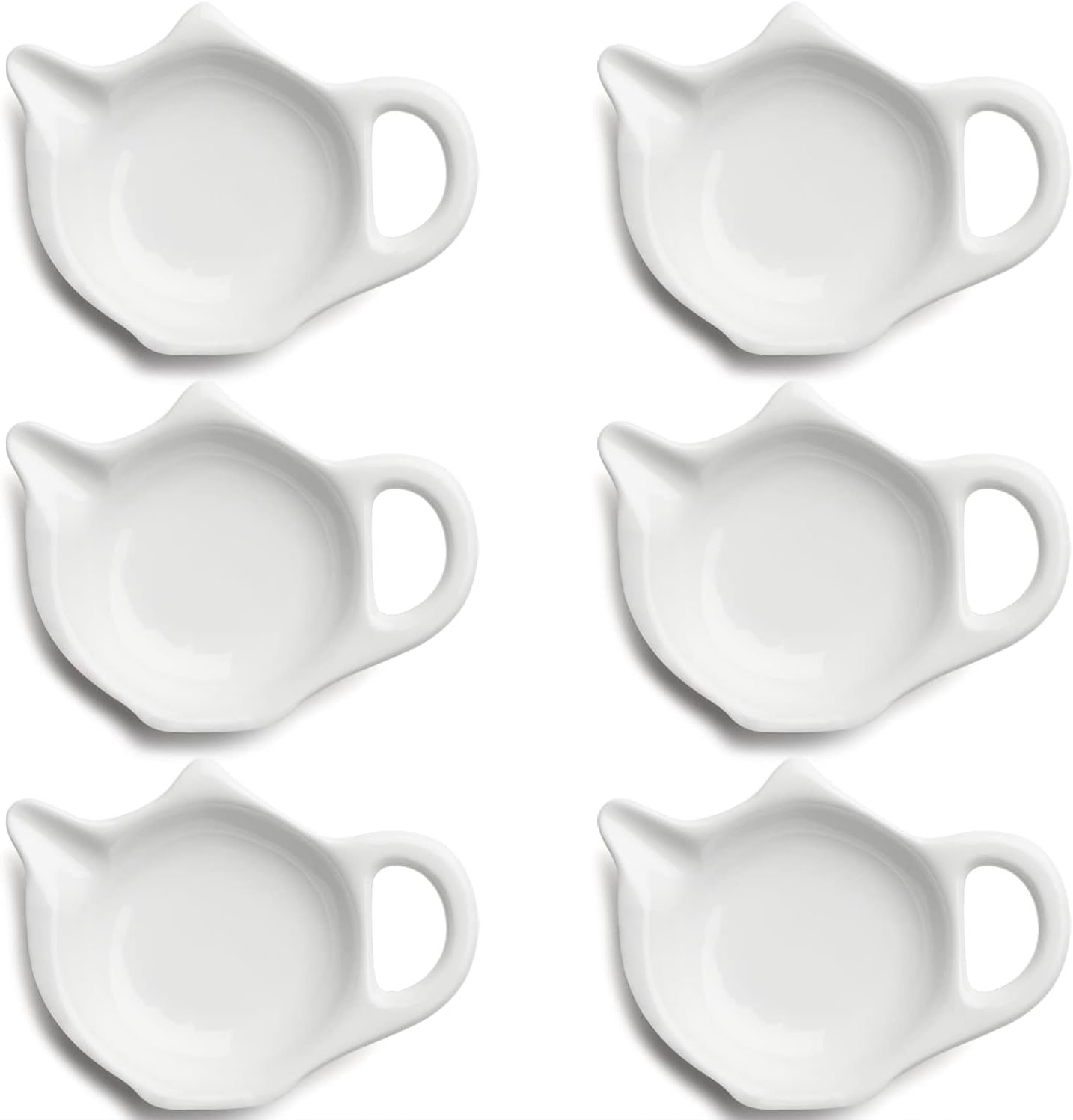 Gewürzschale — 6 Stück — Weiß — 9,5 Cm - Gewürzschale — 6 Stück — Weiß — 9,5 Cm