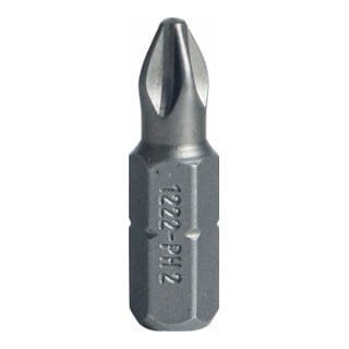 Bit-Schraubendrehereinsatz ph Gr.2 Außen-6kant c 6,3mm L.25mm - Stahlwille