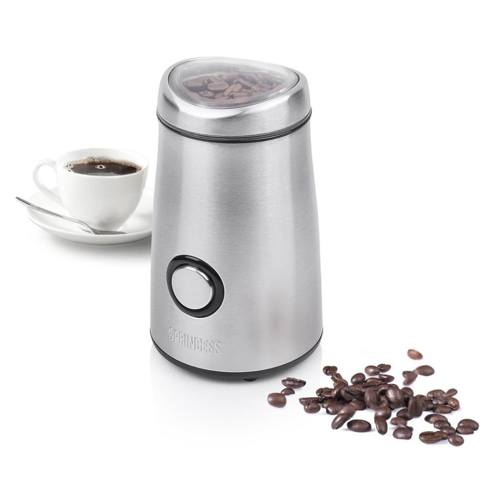 Princess - Edelstahl Kaffeemühle 150 Watt Multizerkleinerer auch für Nüsse