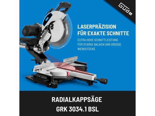 Güde - Radialkappsäge grk 3034.1 bsl Gehrungssäge Kreissäge Elektrisch 230V