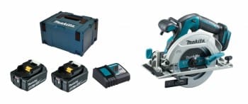 Makita - Handkreissäge DHS680RMJ (2 x 4,0 Ah + DC18RC + makpac 3)