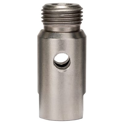 Adapter für Diamantbohrkronen. Maschinenseite 1/2 Zoll, Kronenseite g 1/2 Zoll