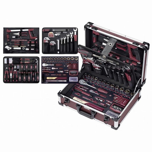 Profi-Alu-Werkzeugkoffer kw 263-tlg.