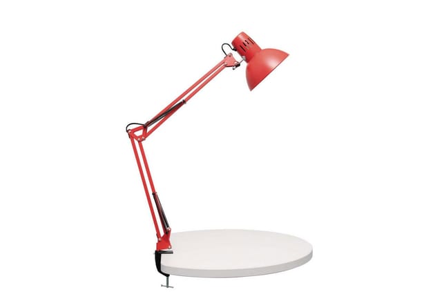 Schreibtischlampe jako MAULstudy rot 51 cm Metall
