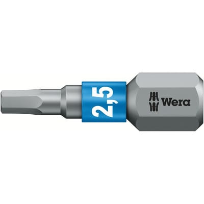 Bits Hex-Plus BTZ 840/1 BTZ Hex-Plus 2,5 x 25 mm WERA - 05056682001