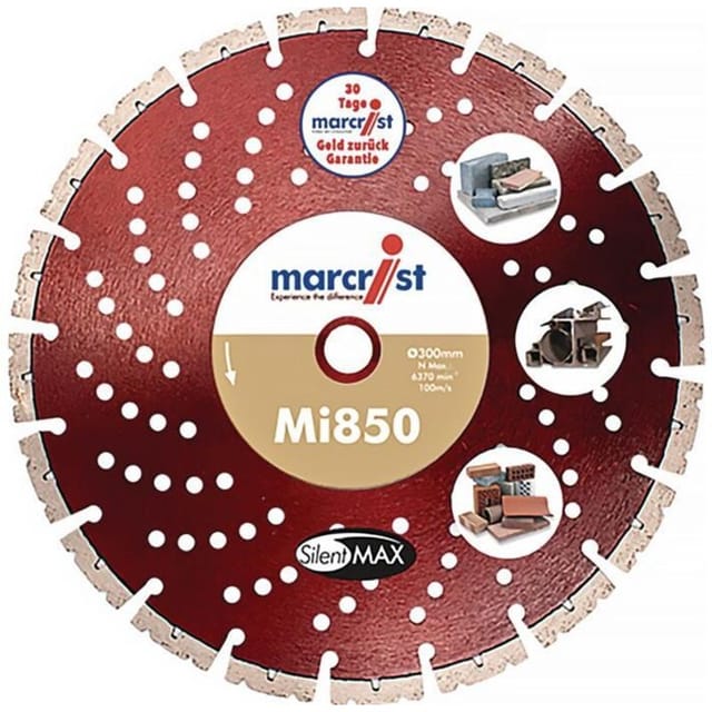 Le Sanitaire - Diamanttrennscheibe MI850S D.125mm Bohr.22,23mm Seg.-H.10mm Seg.-S.2,4mm