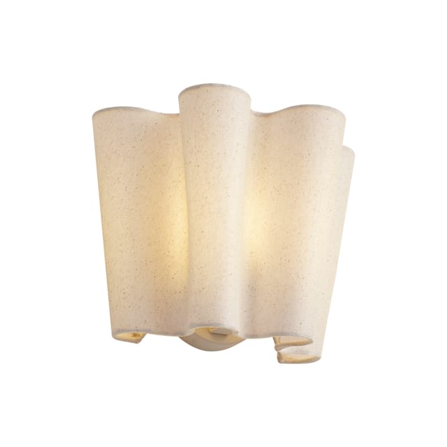 Qazqa Japandi Wandleuchte Beige Mit Leinen 20cm - Oyster