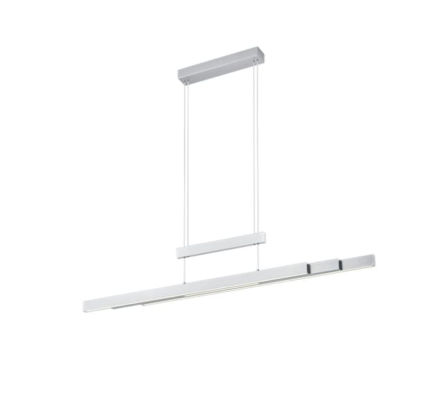 Led Pendelleuchte trajan ausziehbar höhenverstellbar Silber, max. Breite 150cm