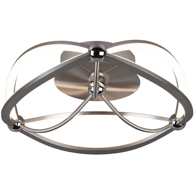 Designer led Deckenleuchte charivari Silber matt, ø 41cm
