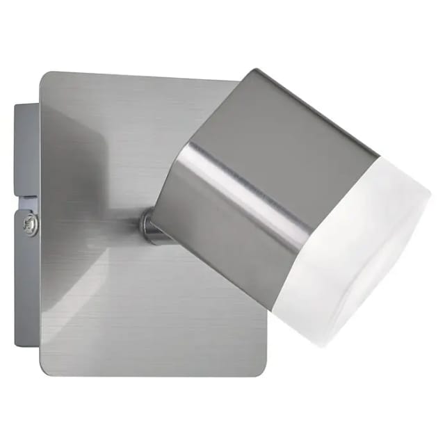 Trio Lighting - Reality Leuchten 1er led Spot Roubaix weiß, nickel matt Deckenstrahler