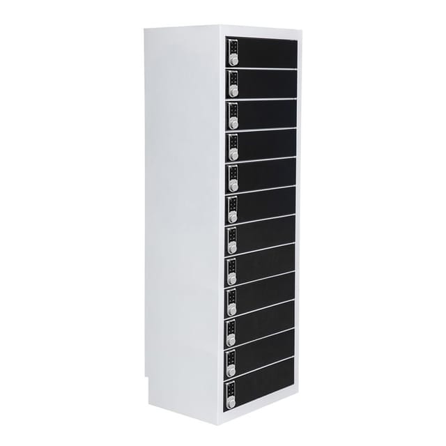 Safelock 12 Keypad - Profi-Schließfach-Ladeschrank mit digitalen Ziffernschlössern