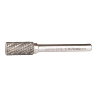 B-52722 Frässtift Hartmetall Zylinder Produktabmessung, ø 10 mm Arbeits-Länge 20 mm Schaftd - Makita