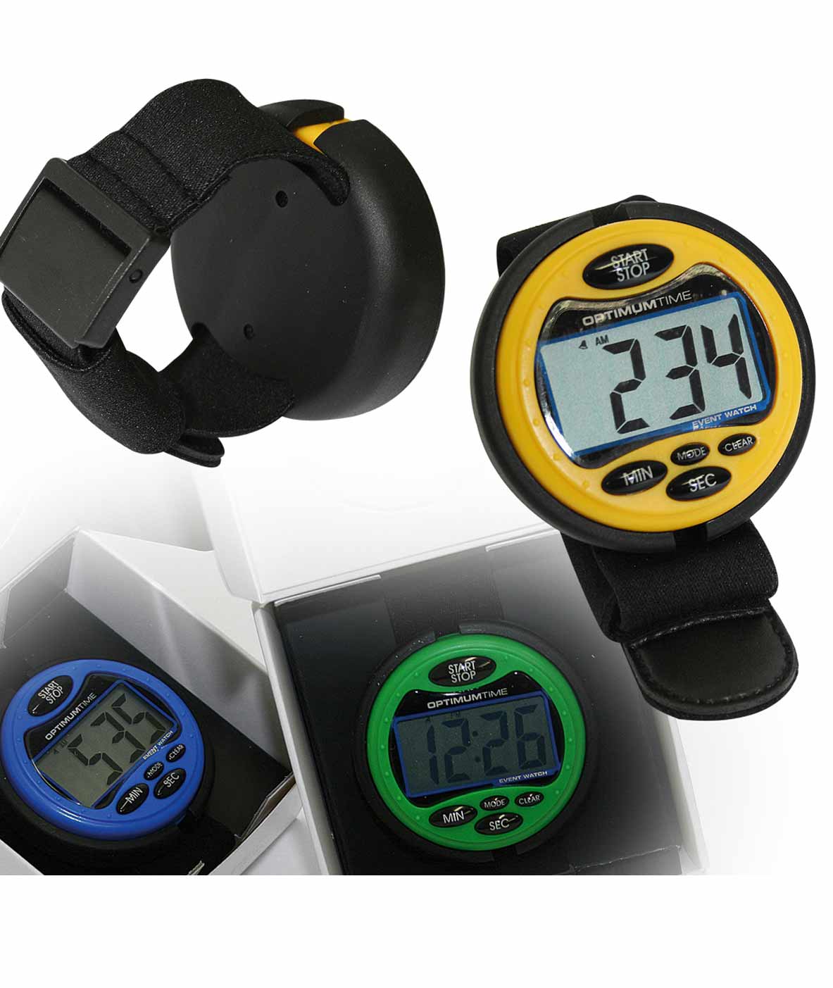 Verde - Optimum Time Stoppuhr Mit Großem Wasserdichten Display